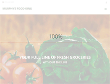 Tablet Screenshot of murphysfoodking.com